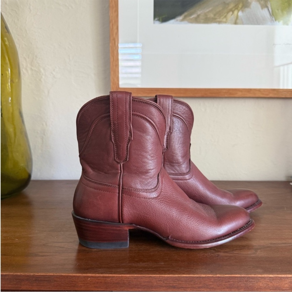 Tecovas Brown Heeled Boots